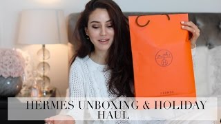 HERMES UNBOXING AND A HOLIDAY HAUL  Dolce Gabbana Chanel Hermes  Tamara Kalinic [upl. by Stonwin]