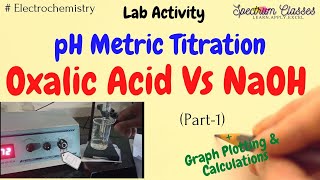 Determination of Oxalic acid strength by pH metric titration oxalic acid diprotic acid pH meter [upl. by Aihsemek]