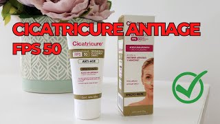 Cicatricure antige con fps 50 ácido hialurónico  pro colágeno Prevenie arrugas y manchas Reseña [upl. by Anaihsat254]