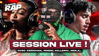 SESSION FREESTYLE avec Kerchak Rnboi Killemv Mola Ouss Op amp Kafé  PlanèteRap [upl. by Katrine]