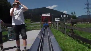 Lucky Flitzer  Flachau Onride Alpine Coaster [upl. by Nnauol393]