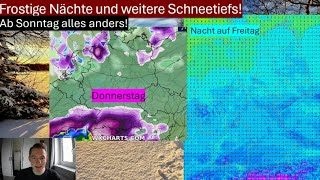 Weitere SCHNEEFÄLLE bis SAMSTAG Nächte FROSTIG  Ab SONNTAG FRÜHLINGSHAFT [upl. by Cire]