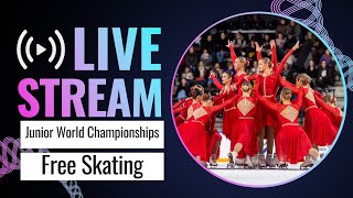 LIVE  Free Skating  World Junior Synchronized Skating Champs  Neuchâtel 2024  SynchroSkating [upl. by Karon]