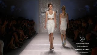 PAMELLA ROLAND MERCEDESBENZ FASHION WEEK SPRING 2014 COLLECTIONS [upl. by Euqinomahs]