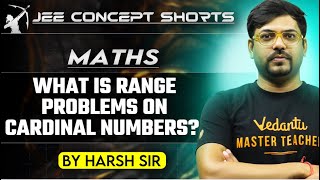 Solving Range Problems on Cardinal Numbers Comprehensive Guide  HARSH SIR  FULL EXPLAINED [upl. by Goodson]