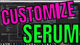 How to Make Custom Skins in Xfer Records Serum FREE SERUM SKIN [upl. by Lorenzana872]