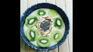 Avocado Banana Smoothie Bowl  Healthy Recipes  Weight Loss  TreatTasteTempt [upl. by Amolap93]