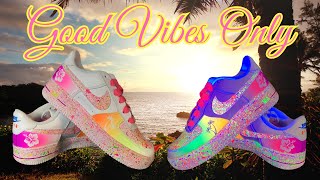 quotGood Vibesquot Air Force Ones [upl. by Casaleggio]