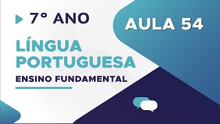 Língua Portuguesa  Aula 54  Morfossintaxe [upl. by Aniez762]