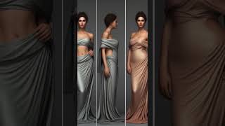 Ancient Greek women s chlamys worn over the shoulder [upl. by Tessa579]