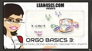 sp2 and sp Hybridization Bond Angle and Geometry In Organic Chemistry Basics 3 [upl. by Dex]