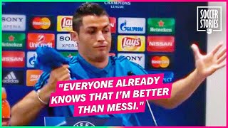 11 Times Cristiano Ronaldo Attacked Leo Messi [upl. by Kegan]