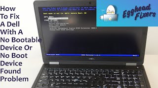 How To Fix A Dell With A No Bootable Device Or No Boot Device Found Problem by Certified Technician [upl. by Wyon67]