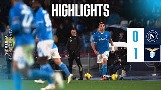 Highlights  Napoli  Lazio 01  Serie A  15ª giornata [upl. by Alleinad486]