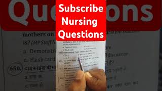 Nursing cho nhm rrb dsssb esic aiims norcet solved questions norcetmcq cho nursing nhm [upl. by Vedetta849]