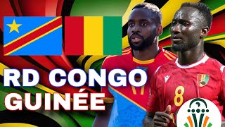 🔴🇨🇩🇬🇳 RD CONGO  GUINEE 🚨BELLE AFFICHE EN QUART   CAN 2024 LIVE TALK [upl. by Michaeline]