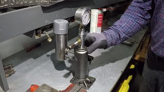 Homemade Diesel Injector Pop Tester [upl. by Anhcar]