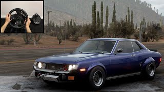 1974 Toyota Celica GT  Forza Horizon 5  steering wheel gameplay [upl. by Yarazed]