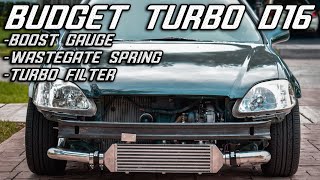 Budget D16Y8 Turbo Honda Civic Getting Work Done  POV Drive [upl. by Indnahc104]