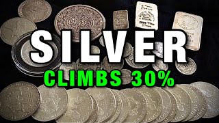 Silver Spot Price CLIMBS 30 in 2024 so far [upl. by Aerdnna]