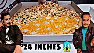 Visit to La Pinoz Pizza  Monster Pizza  24 inches  La Pinoz Pizza Kanpur  Win Beast [upl. by Ardnwahs]