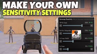 How to Make Your Own Sensitivity  Best Zero Recoil Sensitivity for BGMI  Perfect Sensitivity Code [upl. by Reinald]