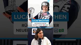 Lucas Braathen ist zurück  als Brasilianer 🇧🇷 shorts 3erGondel [upl. by Atiken]