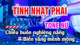 Karaoke Tình Nhạt Phai Remix Tone Nữ Nhạc Sống Dễ Hát  Duy Chiến [upl. by Inhoj]