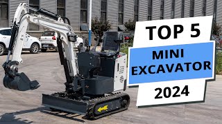 Top 5 BEST Mini Excavator of 2024  SmartBest [upl. by Piero367]