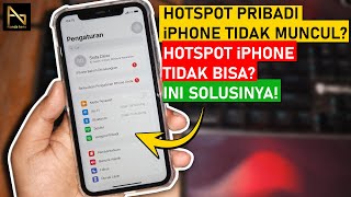 Cara Memunculkan Hotspot Pribadi Personal Hotspot di iPhone  Mengatasi Hotspot iPhone Tidak Bisa [upl. by Nanahs217]