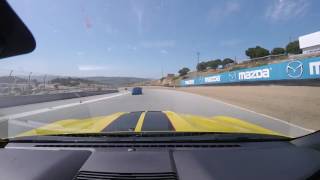 Mustang Shelby GT350R carving it up at Laguna Seca [upl. by Gerk]