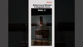 balancing of weightloss magnetic force physics science scienceexperiment magnet shorts [upl. by Janeen848]