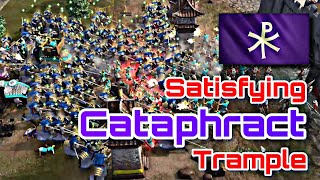 Another Three Minutes of Satisfying Cataphract Trample  Age of Empires 4 [upl. by Grissom]