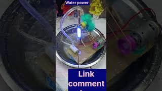 water generator dc motor project experiment dc motor diyyoutubeshorts motor [upl. by Ahtnams]