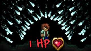 Can you beat Terraria Master Mode with just 1hp [upl. by Aldarcie556]