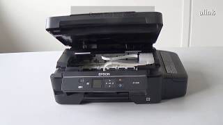 How to manually unlock Epson printer cartridges carriage [upl. by Crellen275]