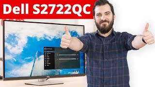 Dell S2722QC Monitor Review  Great 4K display with USBC input [upl. by Portwine]