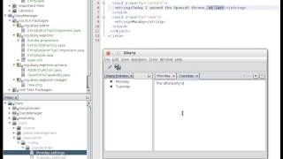 NetBeans Platform Diary Sample [upl. by Neral]