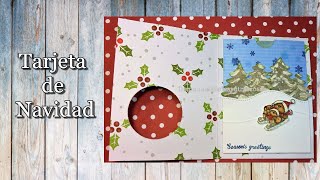 Tarjeta de Navidad Paso a paso [upl. by Dulci]