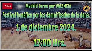 Palacio de Vistalegre El festival benéfico va por telemadrid MADRID TOREA POR VALENCIA [upl. by Seldon243]