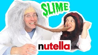 FAIRE du SLIME NUTELLA COMESTIBLE  LA RECETTE RAPIDE amp FACILE 😀 [upl. by Pope]