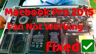 MacBook Pro A1502 fan not working how to fix a faulty fan hardware macbook [upl. by Eillor137]