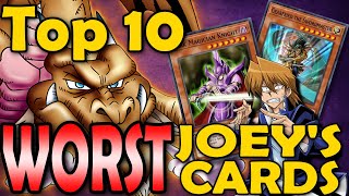 Joey Wheelers Top 10 WORST Cards That He Used In The Anime [upl. by Harlamert300]