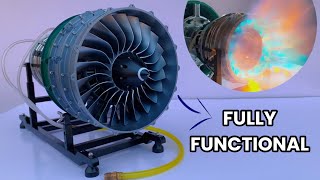 Making a Fully Functional Jet Engine  diy Jet Engine  Turbofan Engine [upl. by Egide70]