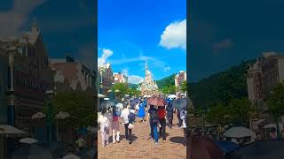 Crowd at disneyland disney hongkong travel travelvlog amusementpark [upl. by Quintilla319]