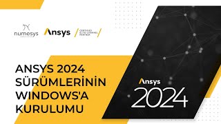 Windowsa Ansys 2024 Nasıl Kurulur [upl. by Namad517]