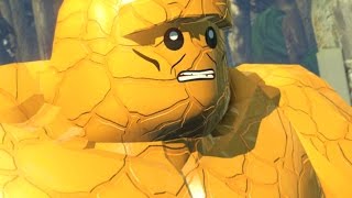 LEGO Marvel Super Heroes PS4  Coop Walkthrough Part 12  Rapturous Rise [upl. by Tteltrab]