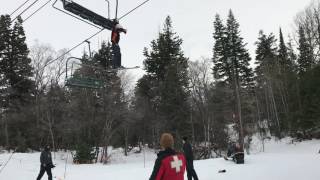 Rescue of Boy Hanging from Ski Lift in Utah  Full Video [upl. by Suivatnom]