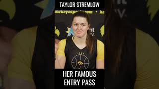 Iowa Hawkeyes Taylor Stremlow Has The Entry Pass Down shorts hawkeyes [upl. by Lanuk]