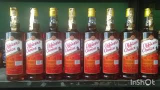 OfficersChoice whisky750mlprice 790Alcohol 428West Bengal India 2024 [upl. by Llertram]